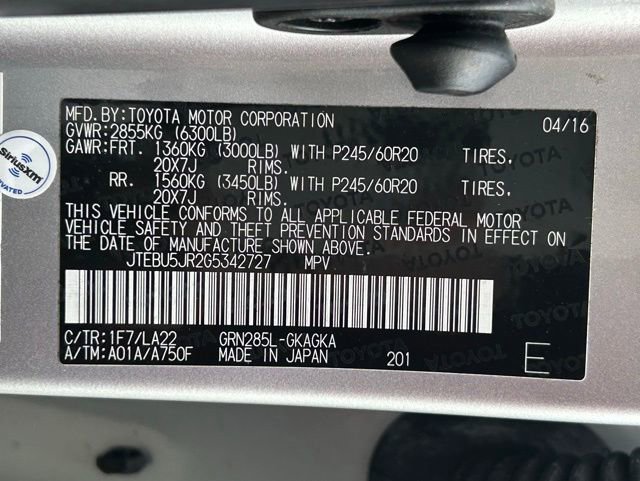 Used 2016 Toyota 4Runner Limited image 14