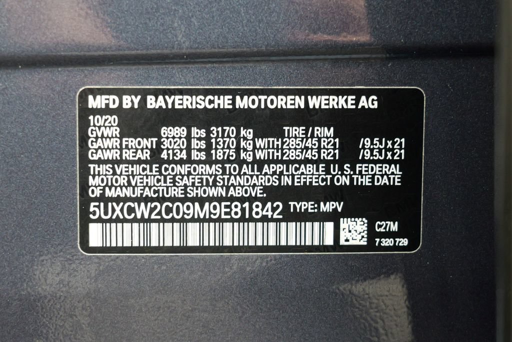 Used 2021 BMW X7 xDrive40i w/ M Sport Package AWD/4WD image 73