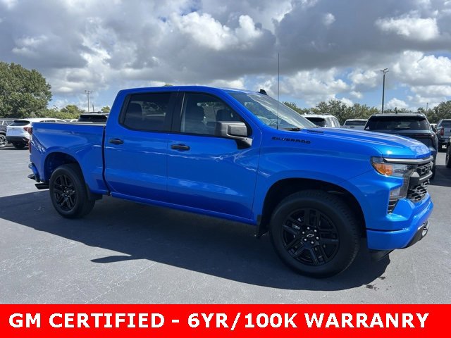 Certified 2025 Chevrolet Silverado 1500 Custom w/ LPO, Dark Essentials Package
