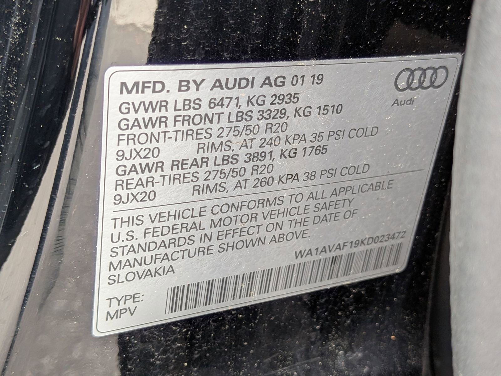 Used 2019 Audi Q8 Premium image 43
