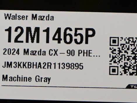 Certified 2024 MAZDA CX-90 Plug-In Hybrid w/ Preferred image 33