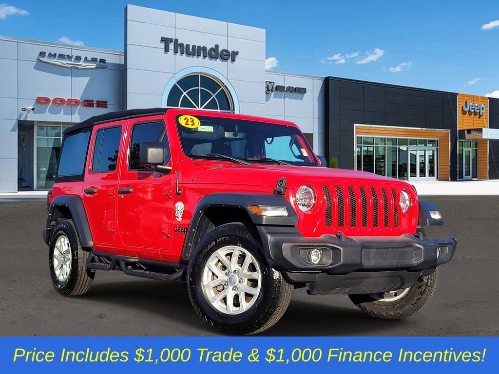 Used 2023 Jeep Wrangler Sport S image 1