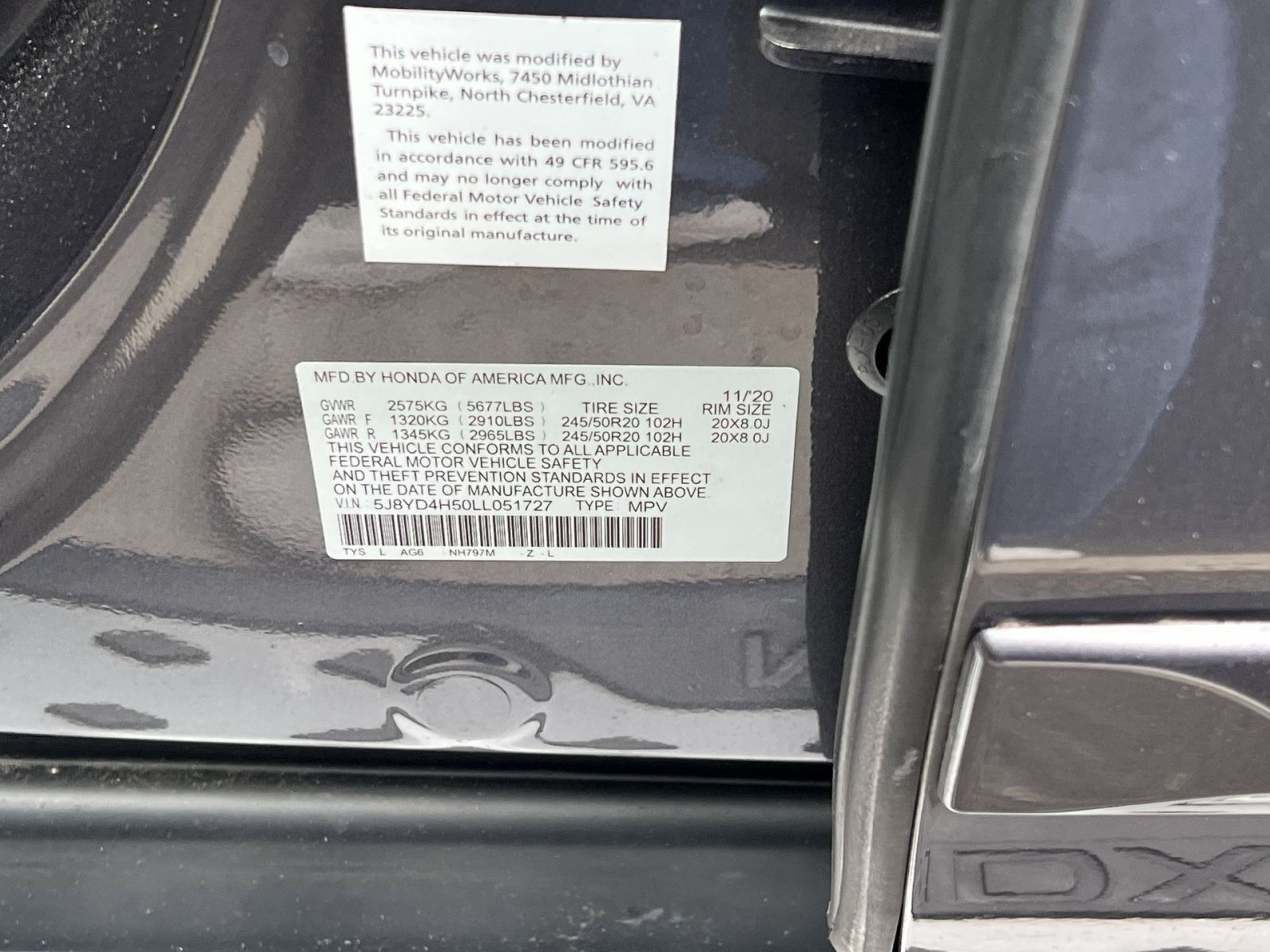 Certified 2020 Acura MDX SH-AWD w/ Technology Package image 28