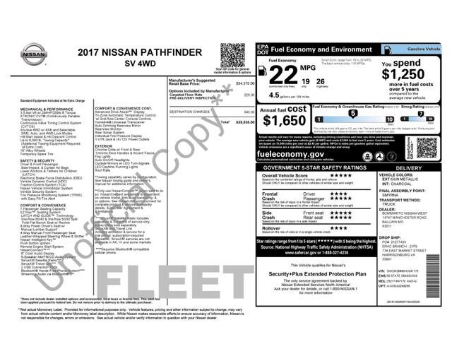 Used 2017 Nissan Pathfinder SV AWD/4WD image 45