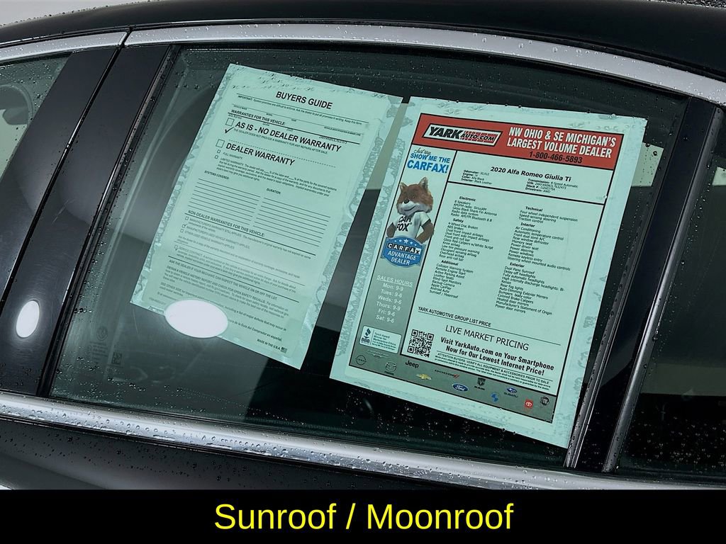 Used 2020 Alfa Romeo Giulia Ti w/ Active Blind Spot Package image 13