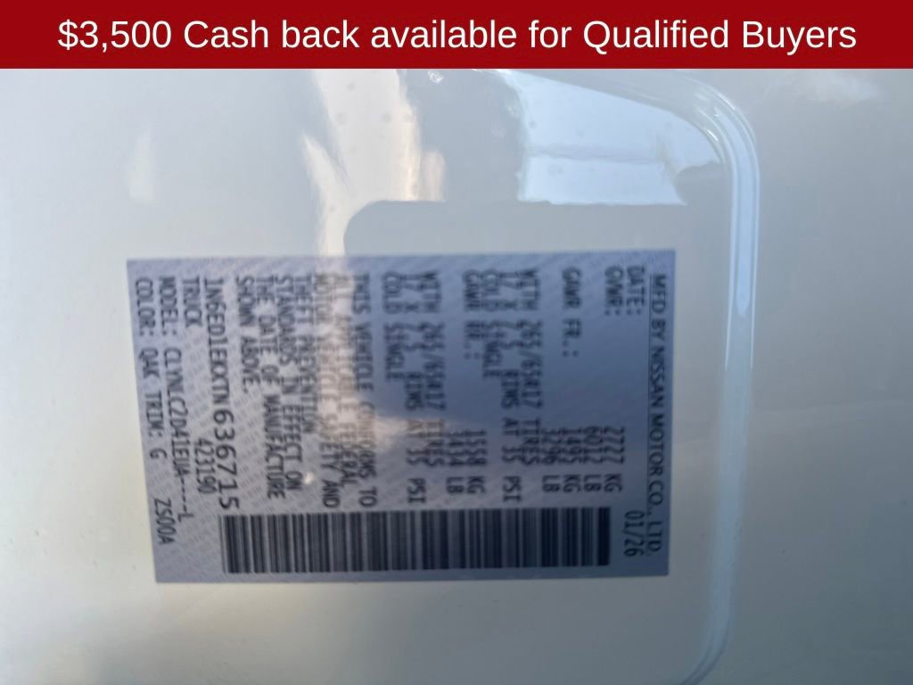 New 2026 Nissan Frontier SV w/ SV Convenience Package image 32