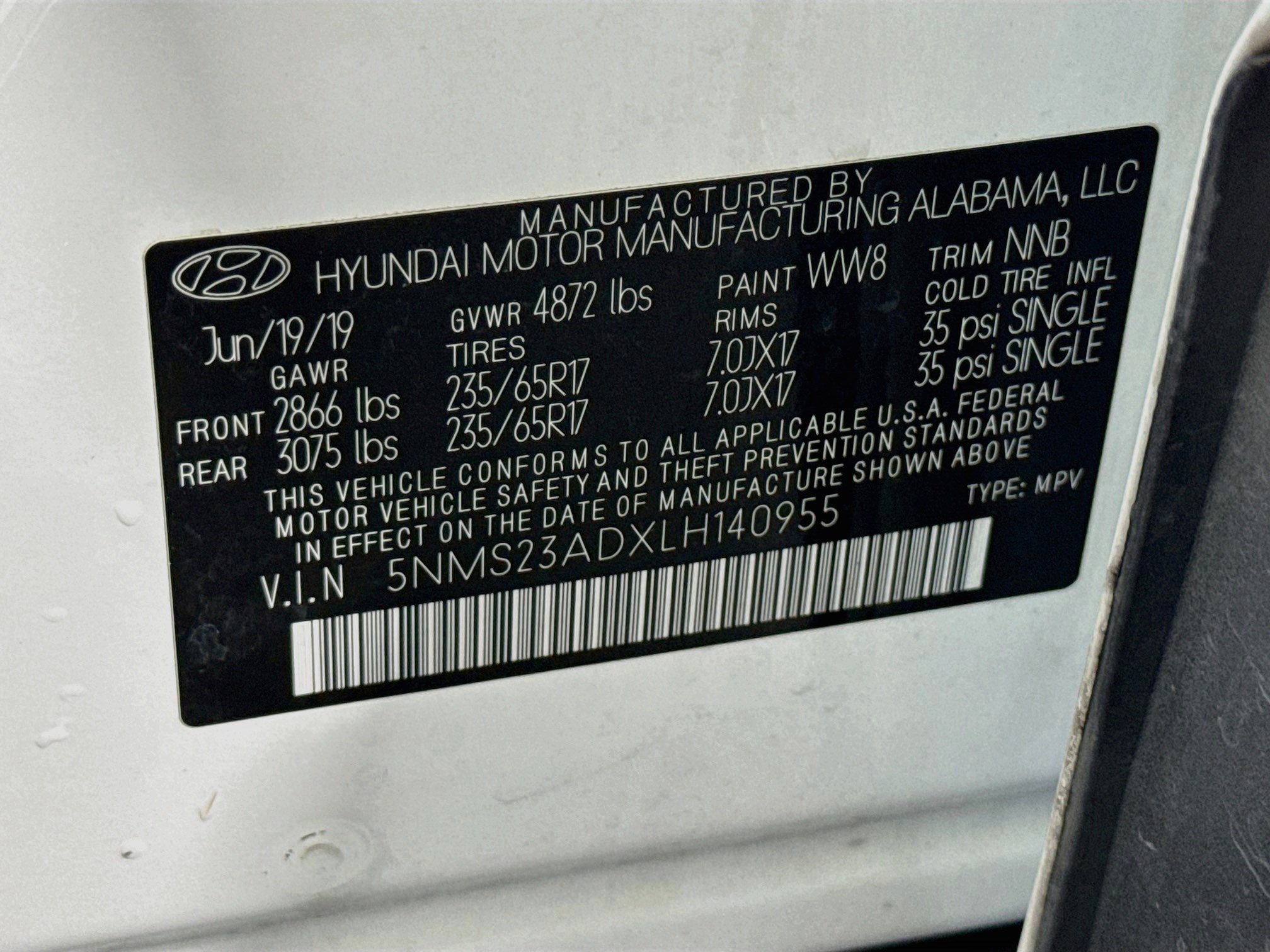 Used 2020 Hyundai Santa Fe SE FWD image 39