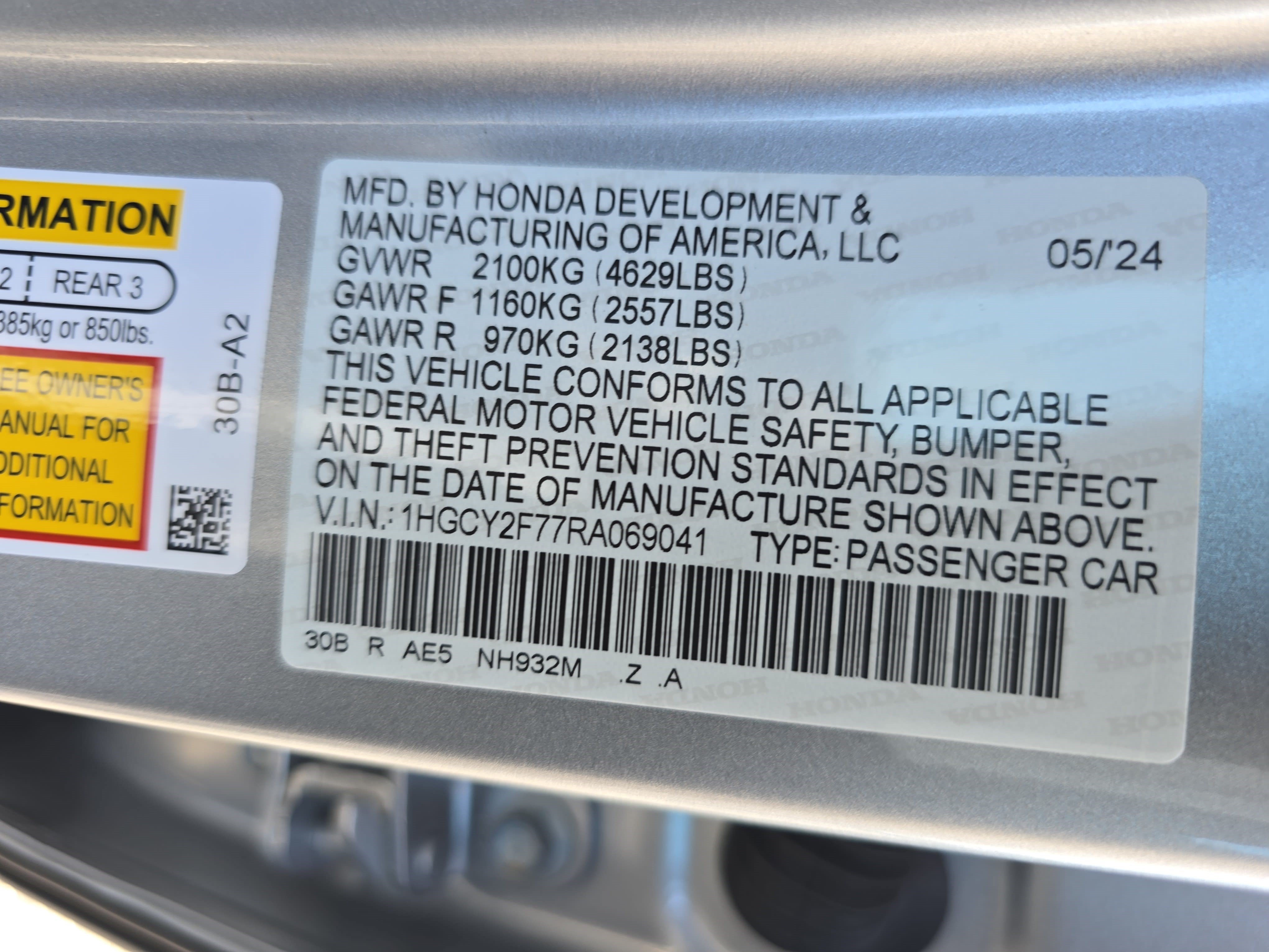 Used 2024 Honda Accord Sport image 32