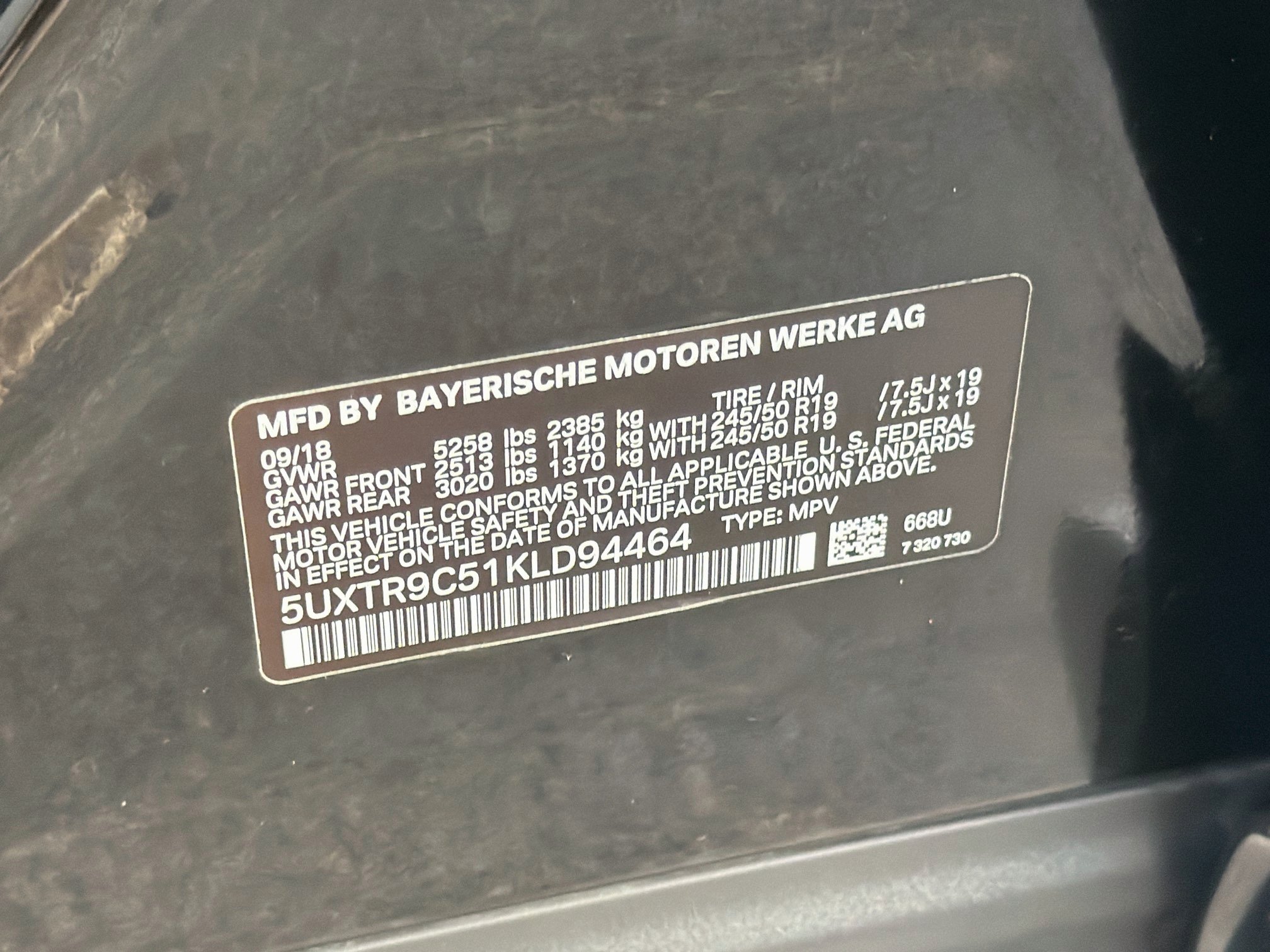 Used 2019 BMW X3 xDrive30i w/ Driving Assistance Package AWD/4WD image 44
