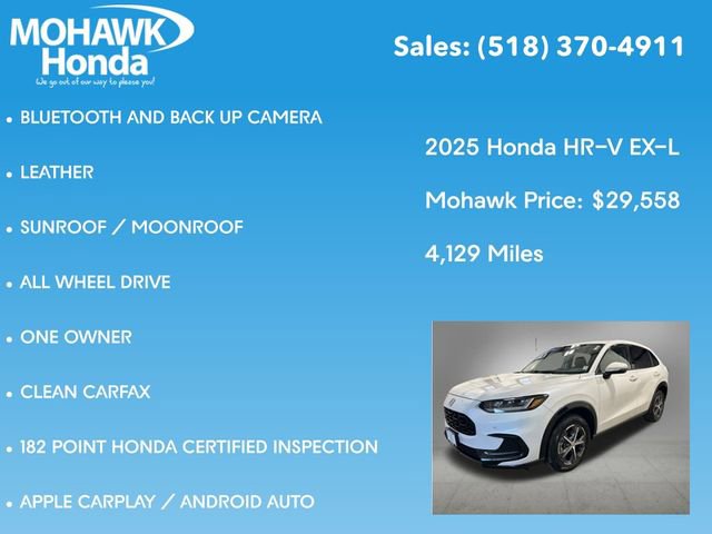 Certified 2025 Honda HR-V EX-L image 8