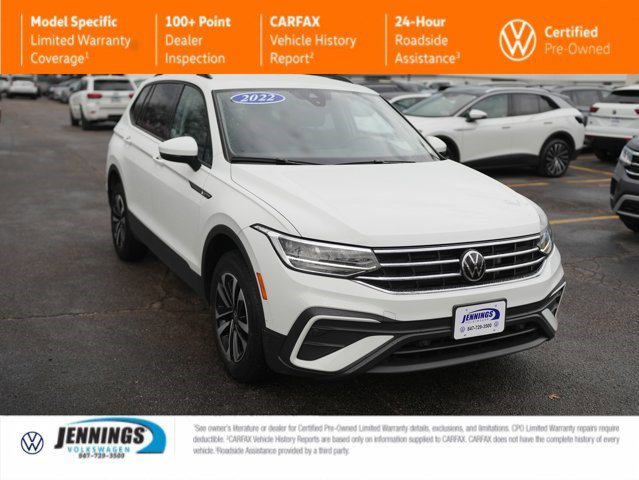 Certified 2022 Volkswagen Tiguan S w/ IQ.Drive Package AWD/4WD image 1