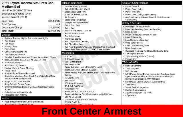 Used 2021 Toyota Tacoma SR5 RWD image 63