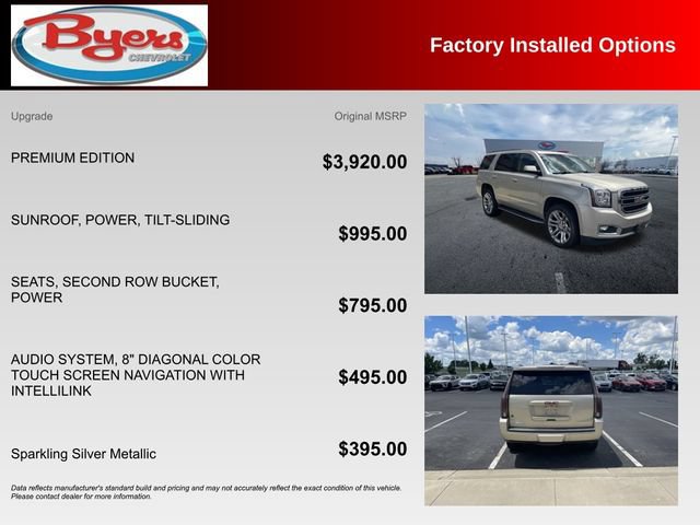 Used 2017 GMC Yukon SLT w/ Premium Edition AWD/4WD image 10
