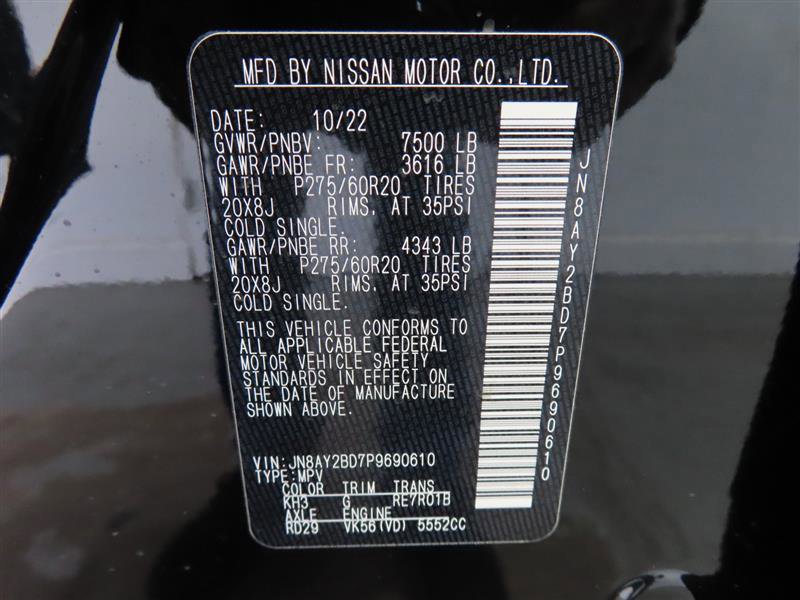 Used 2023 Nissan Armada SL w/ Cargo Package image 41