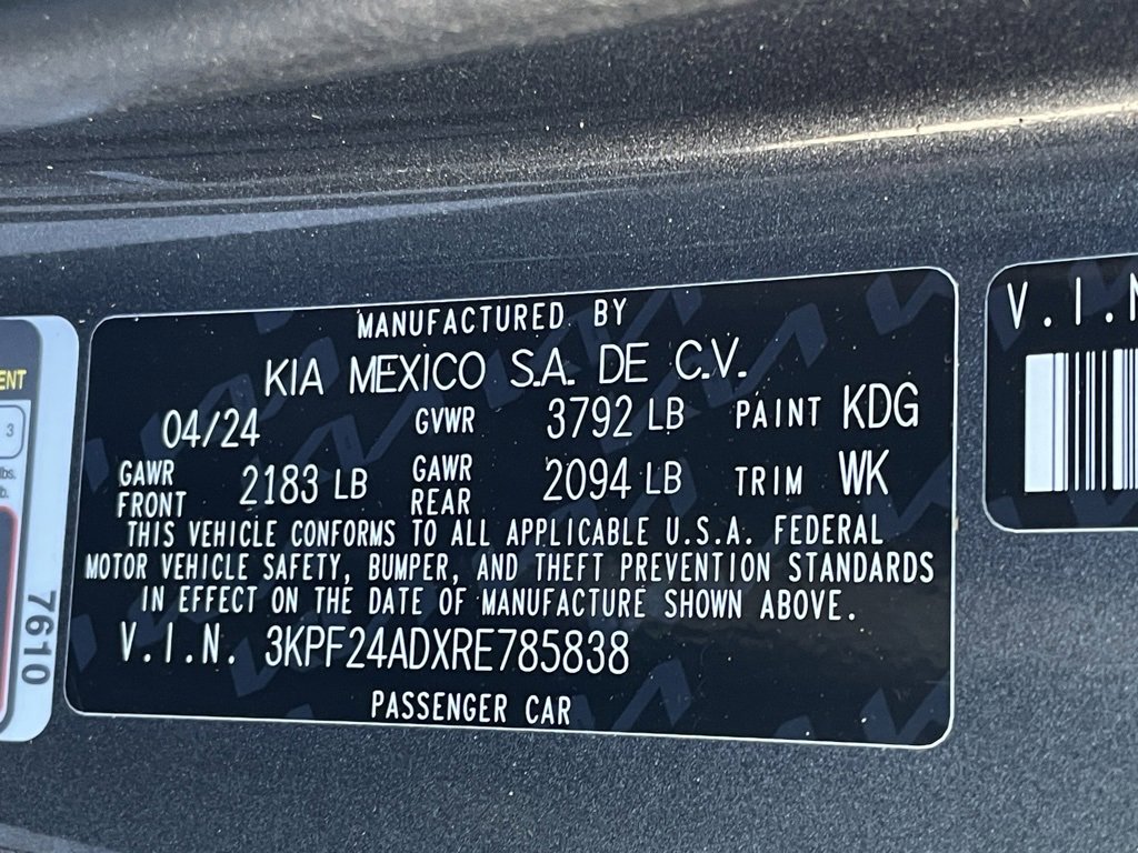 Certified 2024 Kia Forte LXS image 31