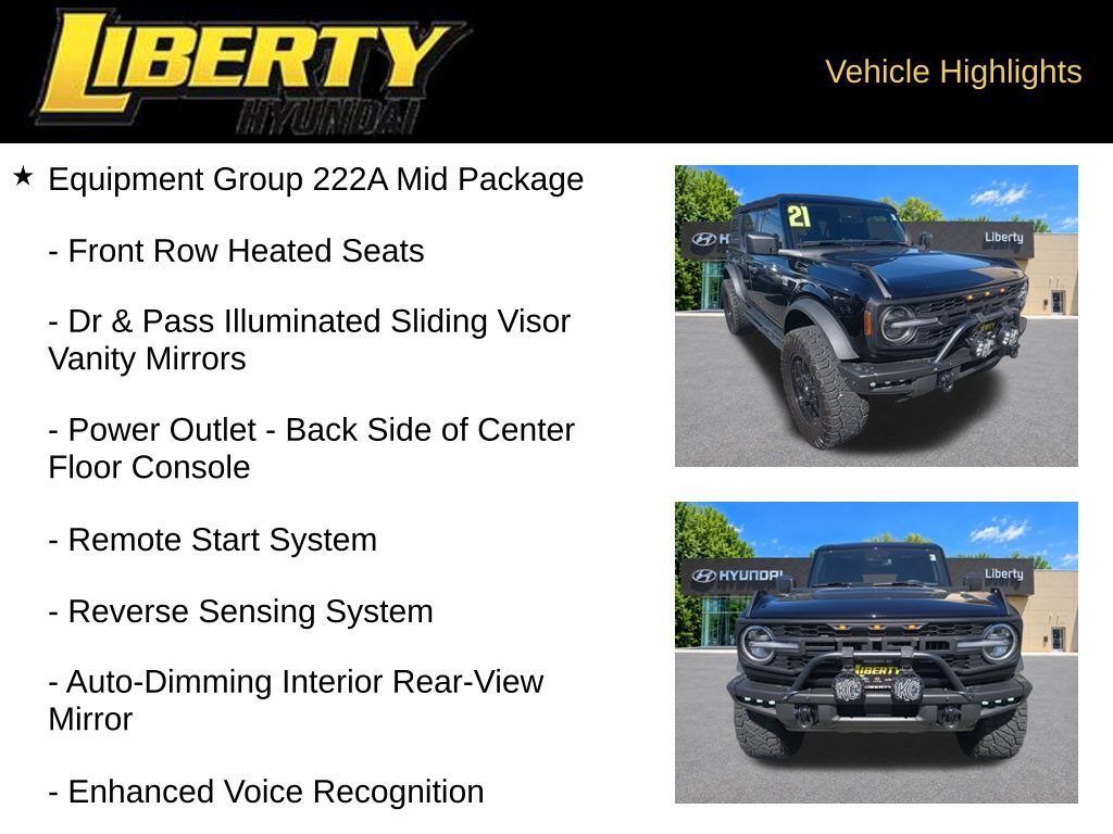 Used 2021 Ford Bronco Big Bend AWD/4WD image 10