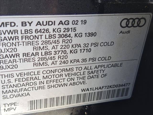Used 2019 Audi Q7 2.0T Premium Plus w/ Premium Plus Package AWD/4WD image 24