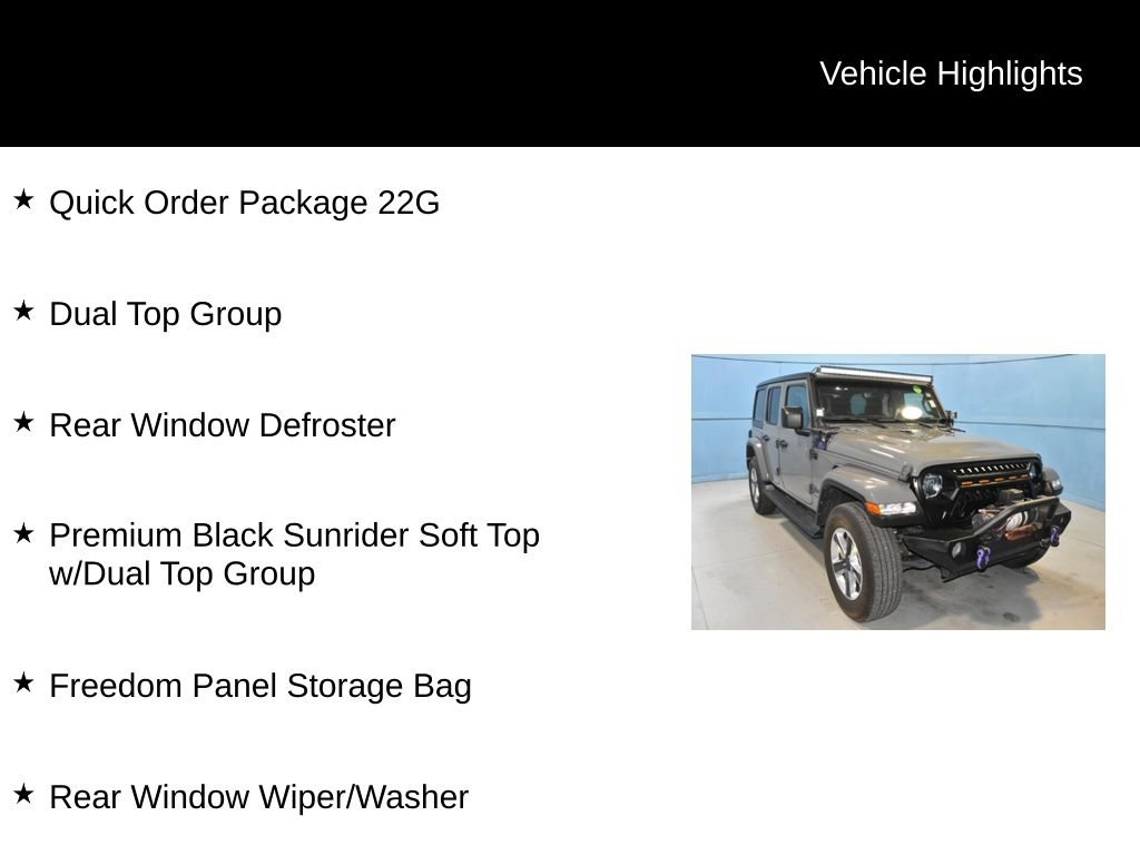 Used 2021 Jeep Wrangler Unlimited Sahara w/ Uconnect 4C Nav & Sound Group AWD/4WD image 33