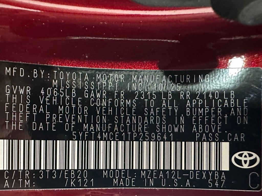 Used 2026 Toyota Corolla XSE FWD image 11