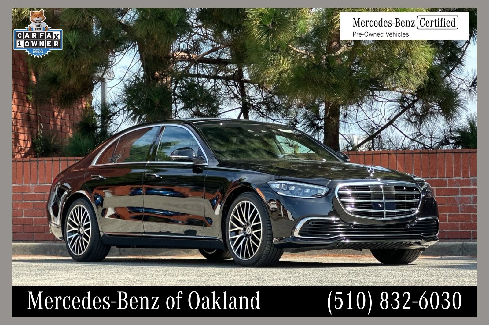 Certified 2024 Mercedes-Benz S 580 4MATIC Sedan image 1