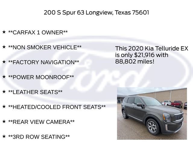 Used 2020 Kia Telluride EX AWD/4WD image 5