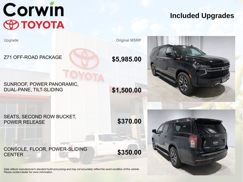 Used 2022 Chevrolet Suburban Z71 w/ Z71 Off-Road Package image 4