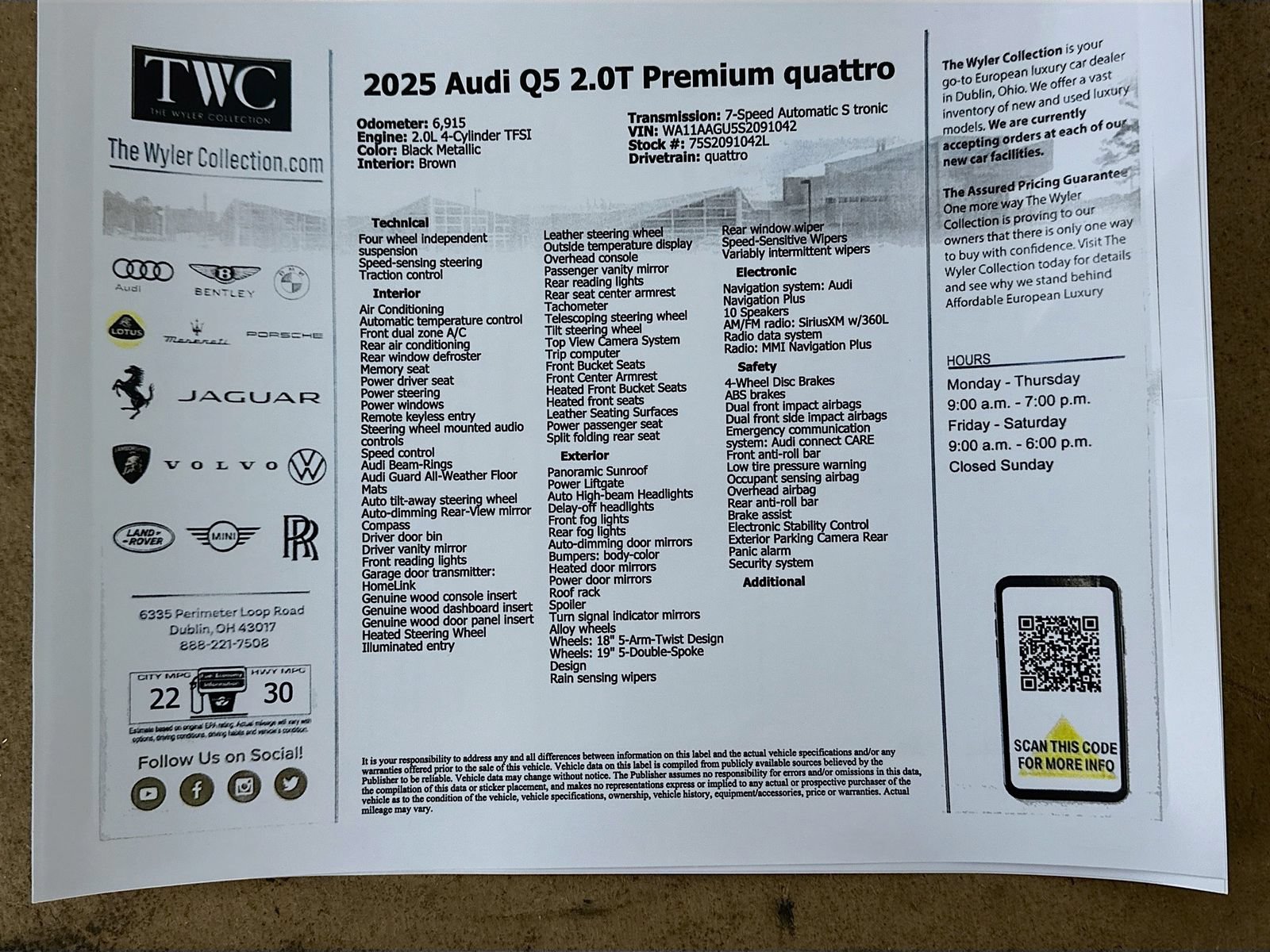 Used 2025 Audi Q5 Premium AWD/4WD image 47