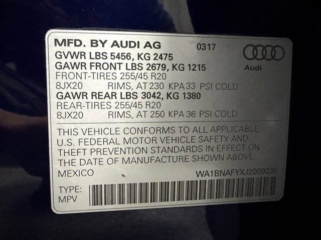 Used 2018 Audi Q5 2.0T Premium Plus w/ Premium Plus Package image 33