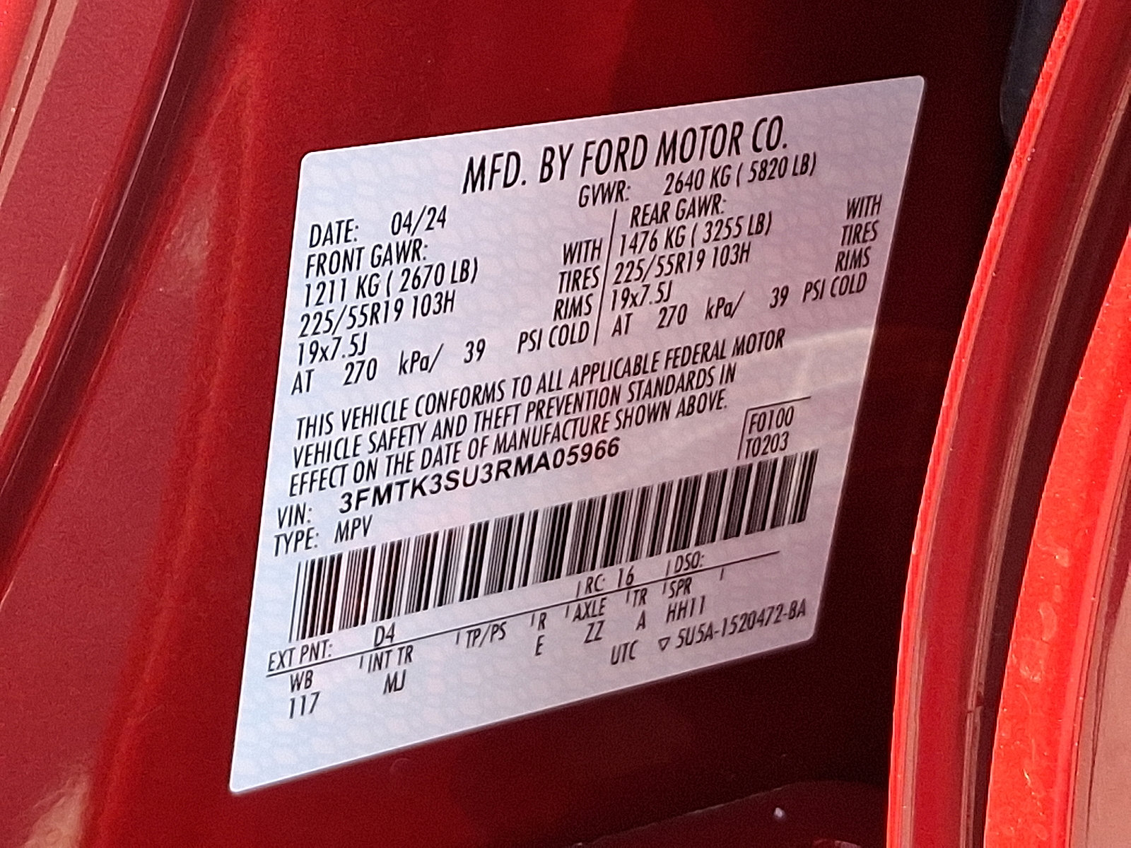 Certified 2024 Ford Mustang Mach-E Premium image 27