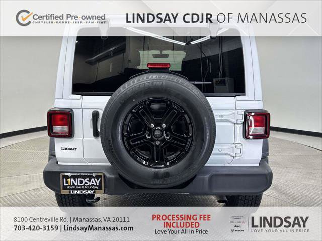 Certified 2021 Jeep Wrangler Unlimited Sport w/ Sun And Sound Package AWD/4WD image 7