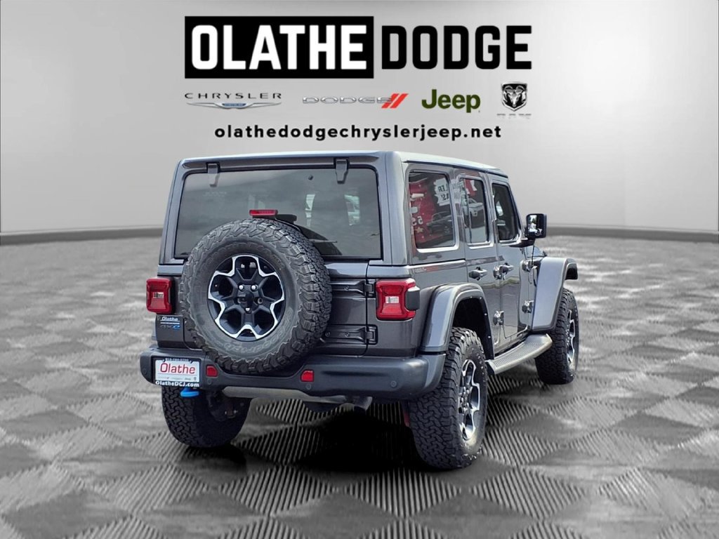Used 2022 Jeep Wrangler Unlimited Rubicon 4xe w/ Steel Bumper Group AWD/4WD image 27