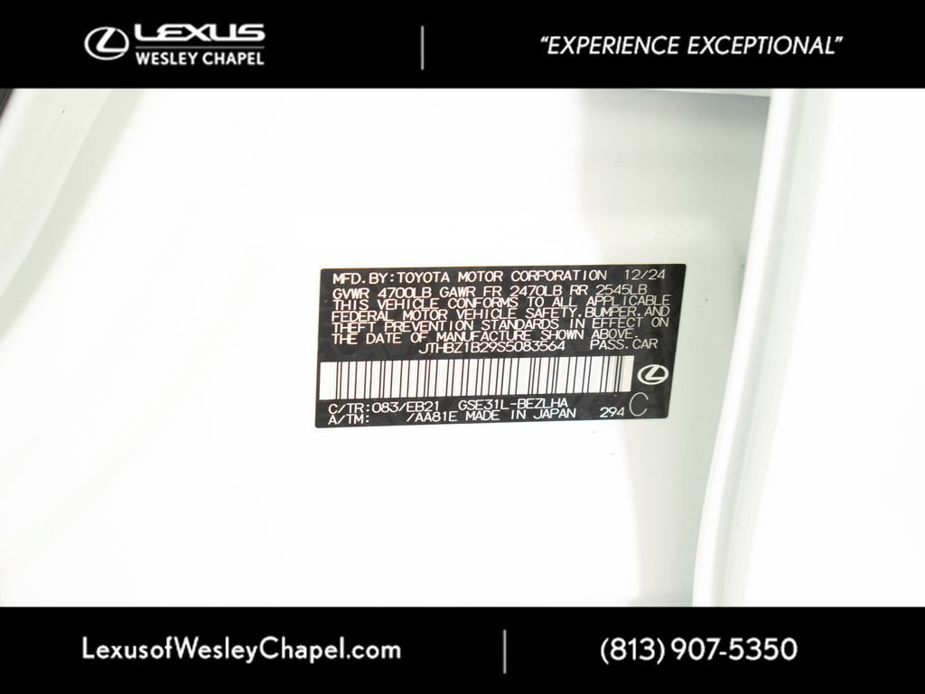 Used 2025 Lexus IS 350 F Sport w/ Accessory Package RWD image 39