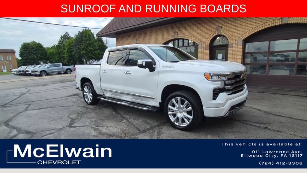 Used 2022 Chevrolet Silverado 1500 High Country w/ High Country Premium Package AWD/4WD image 3