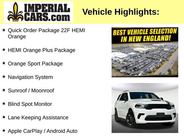Used 2023 Dodge Durango R/T w/ Hemi Orange Plus Package AWD/4WD image 8
