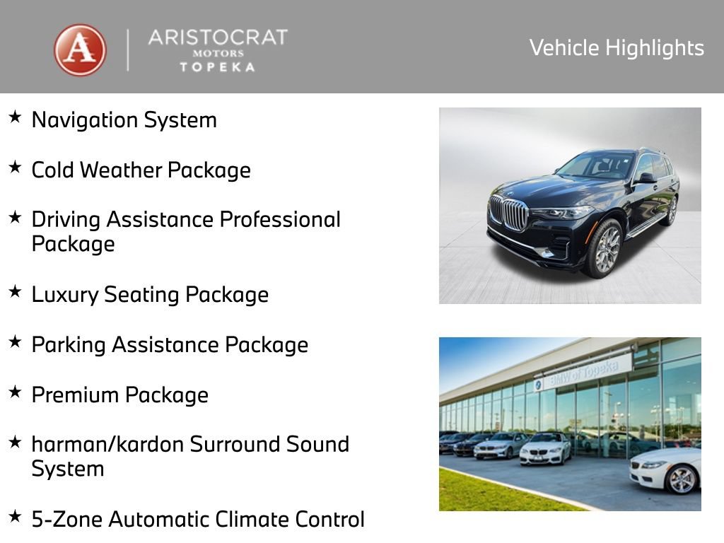 Used 2020 BMW X7 xDrive40i w/ Premium Package AWD/4WD image 2