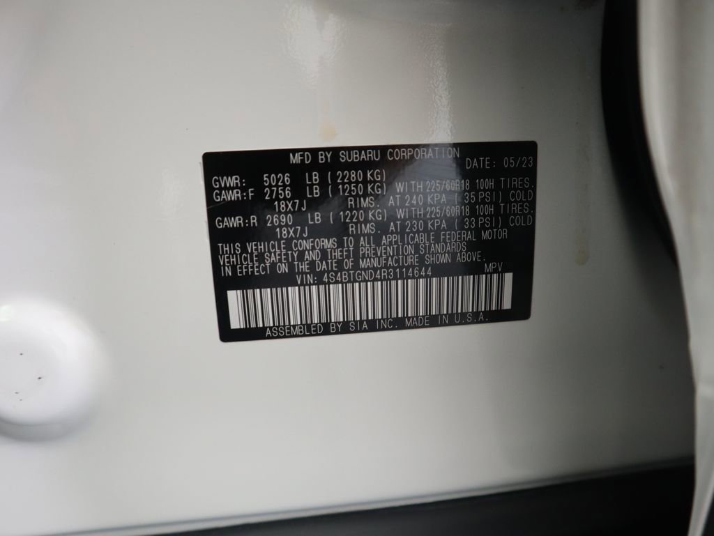 Used 2024 Subaru Outback Limited XT w/ Popular Package #2 image 35