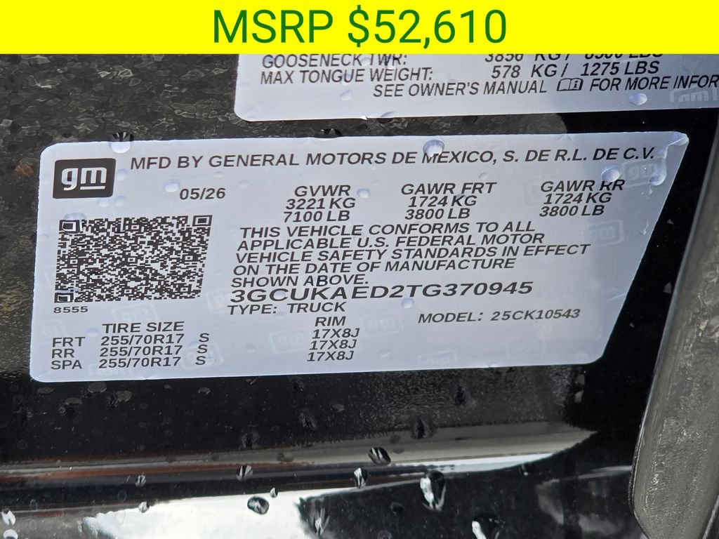 New 2026 Chevrolet Silverado 1500 W/T w/ WT Convenience Package AWD/4WD image 44