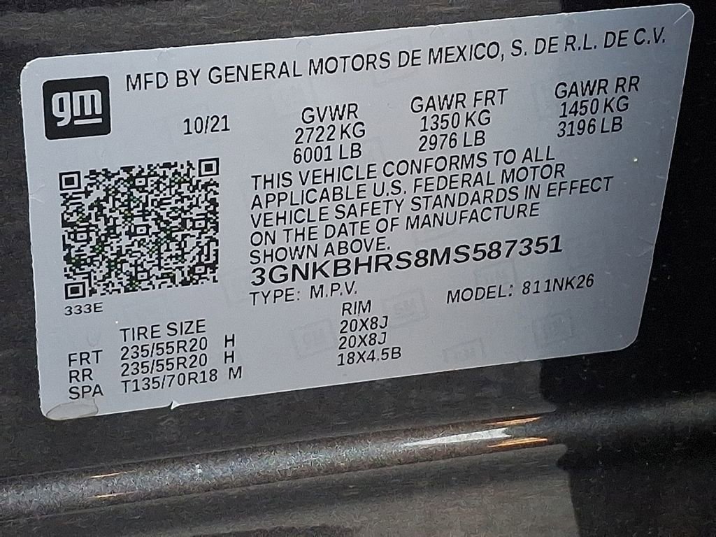 Used 2021 Chevrolet Blazer LT w/ LPO, Black Accent Package image 19