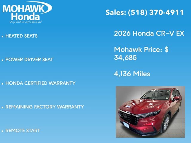 Certified 2026 Honda CR-V EX image 16