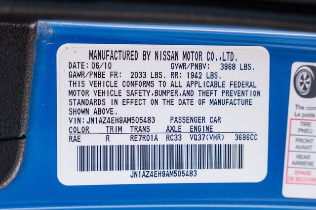 Used 2010 Nissan 370Z Touring w/ Sport Pkg RWD image 70
