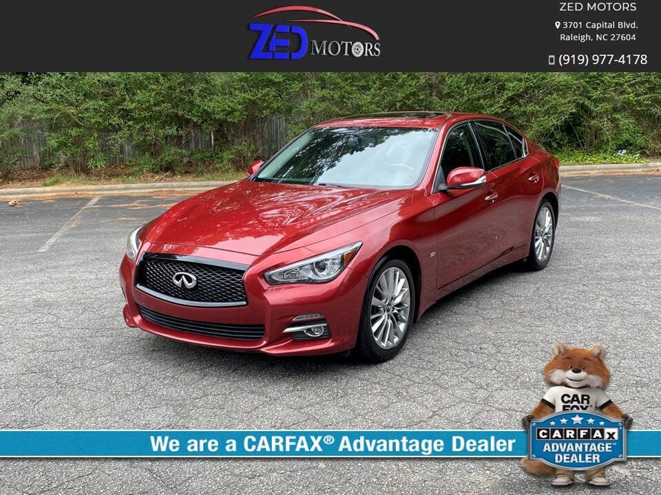 Used 2016 INFINITI Q50 3.0t Premium w/ 3.0T Premium Plus Package