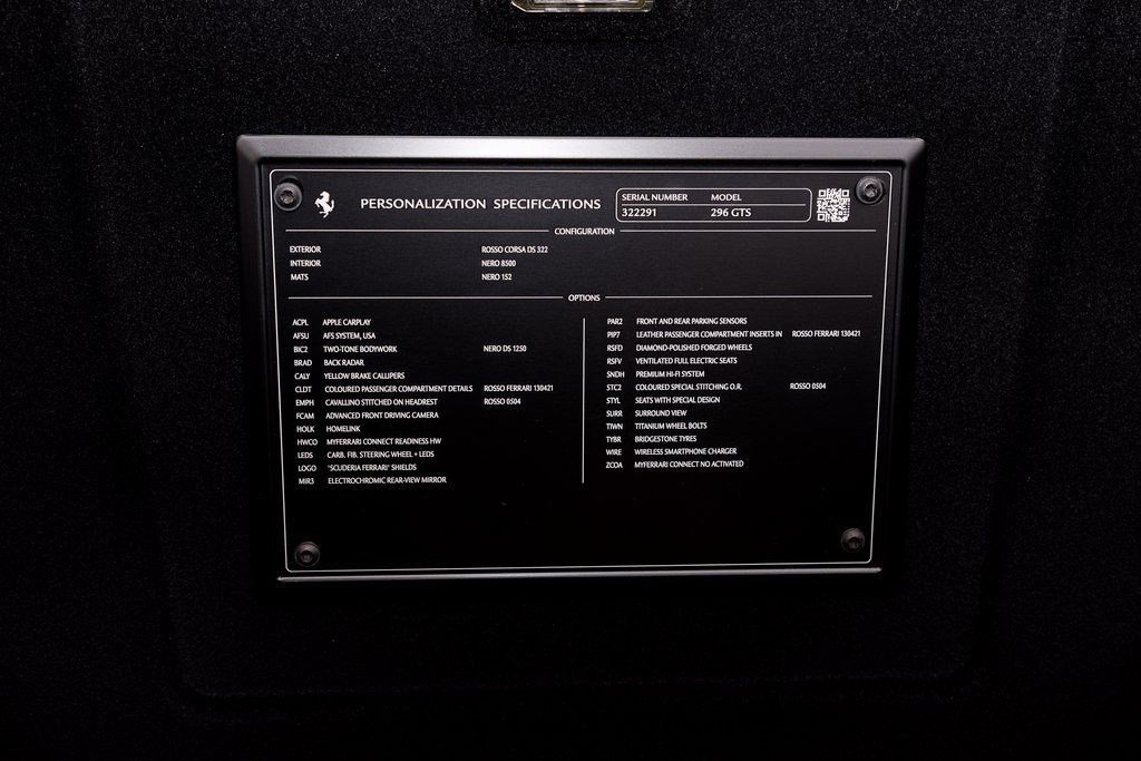 Used 2025 Ferrari 296 GTS image 41