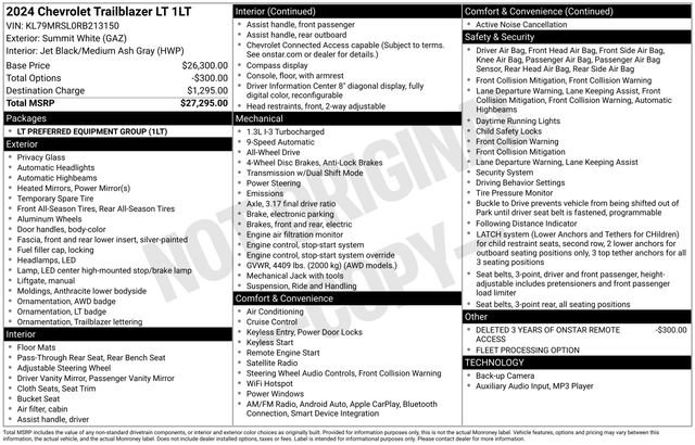 Used 2024 Chevrolet TrailBlazer LT image 27