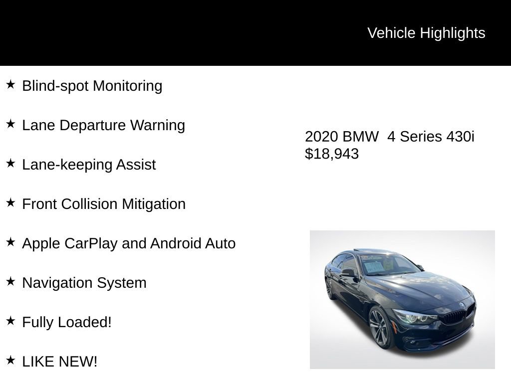 Used 2020 BMW 430i Gran Coupe image 4