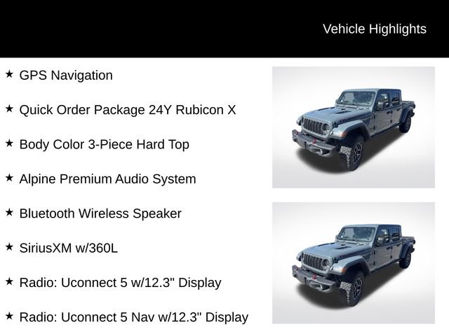 Used 2025 Jeep Gladiator Rubicon AWD/4WD image 8