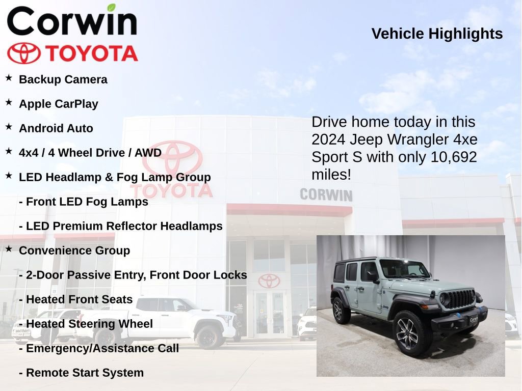 Used 2024 Jeep Wrangler Unlimited w/ Convenience Group image 7