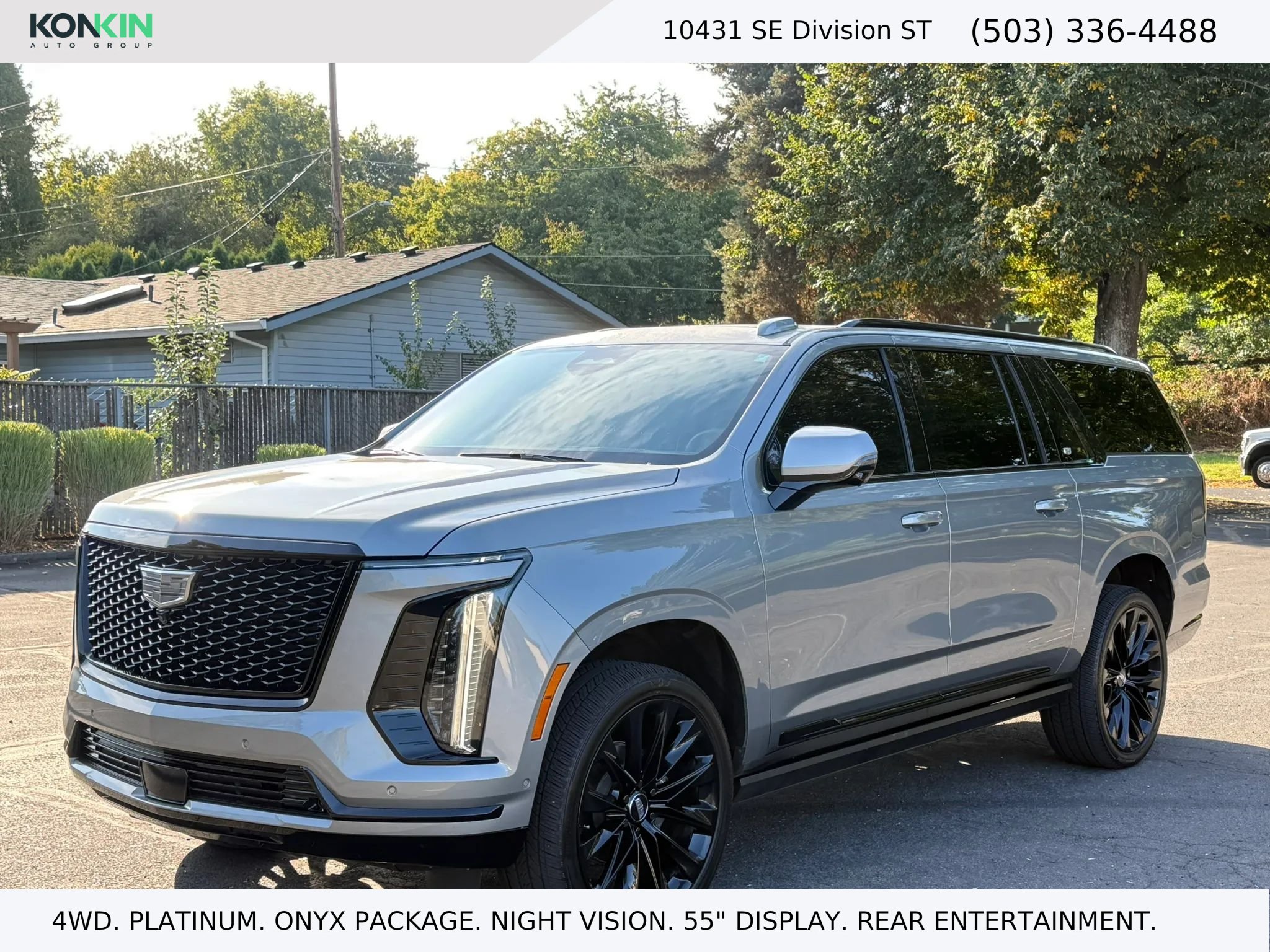 Used 2026 Cadillac Escalade ESV Platinum Sport w/ LPO, ONYX Package AWD/4WD image 1