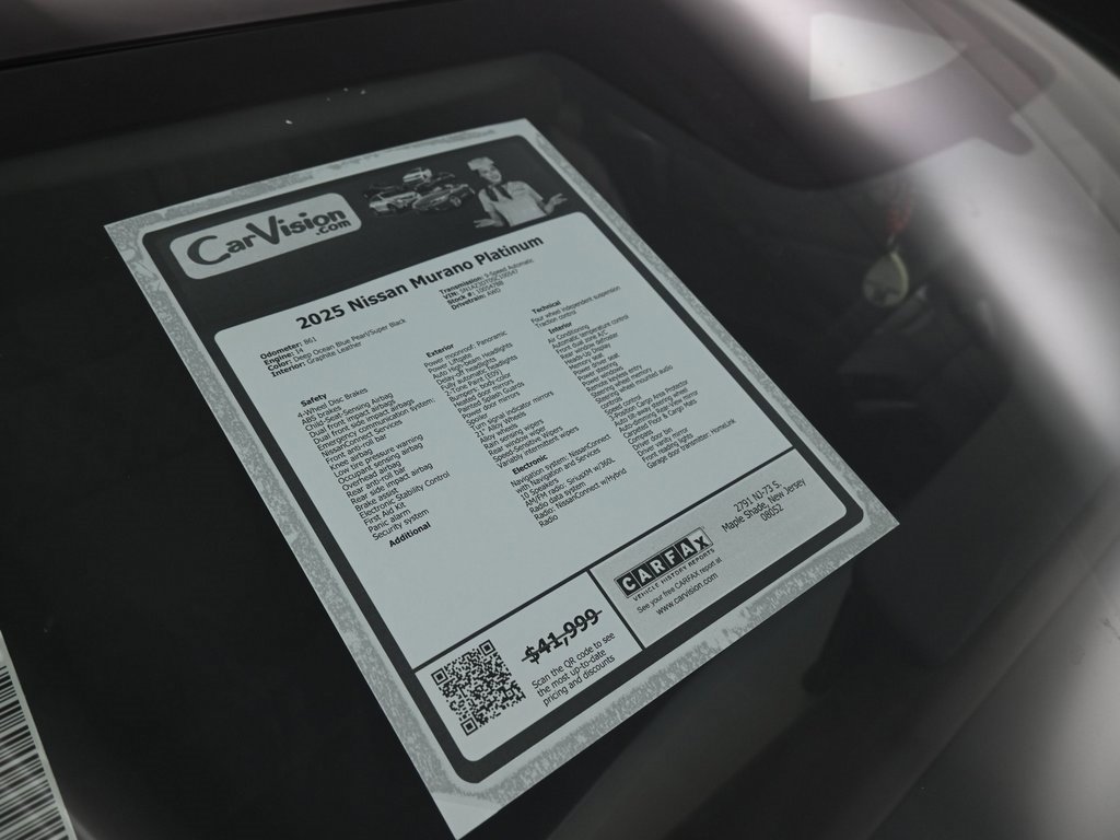 Used 2025 Nissan Murano Platinum w/ Cargo Package image 11