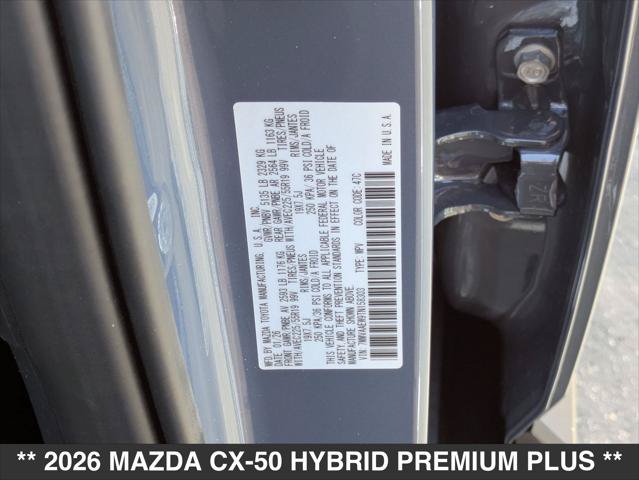 New 2026 MAZDA CX-50 2.5 Hybrid w/ Weather Package AWD/4WD image 15