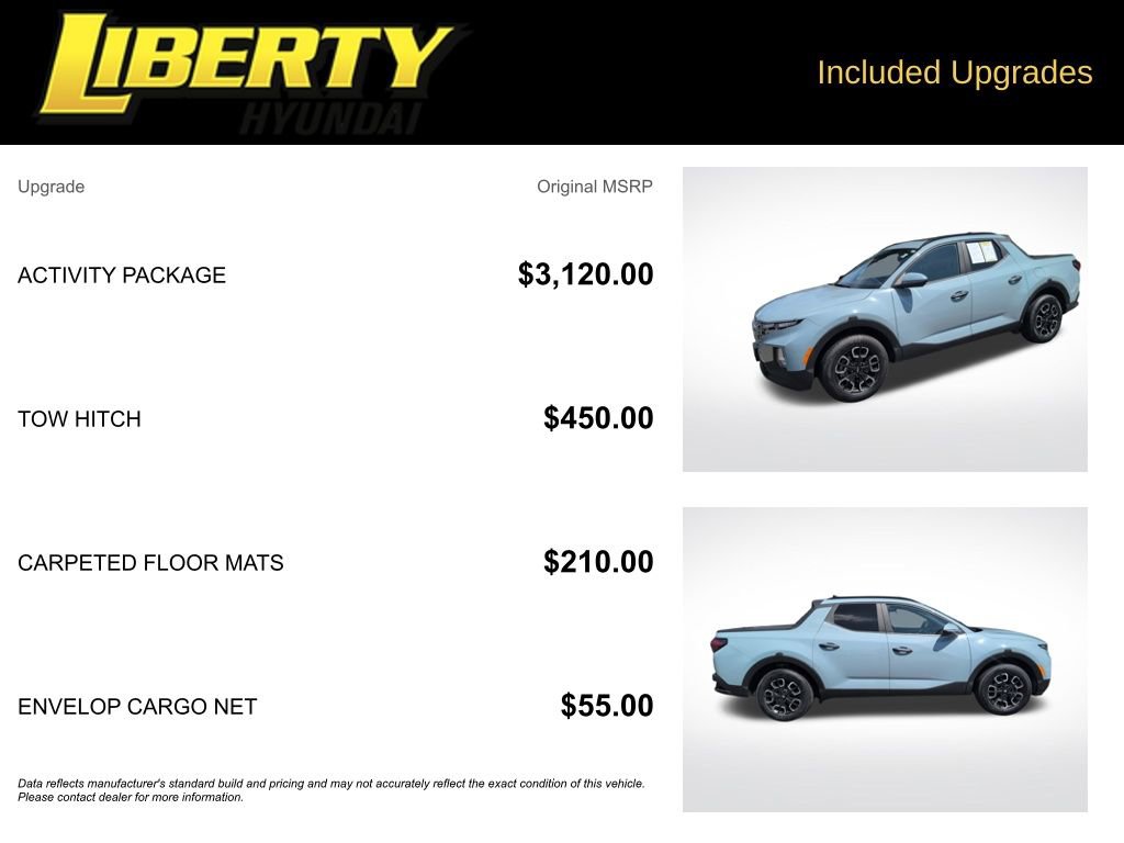 Certified 2023 Hyundai Santa Cruz SEL w/ Activity Package AWD/4WD image 6